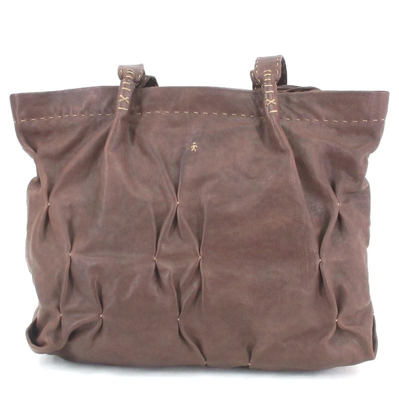 良品 HENRY BEGUELIN エンリーベグリン トートバッグ レザー 天 