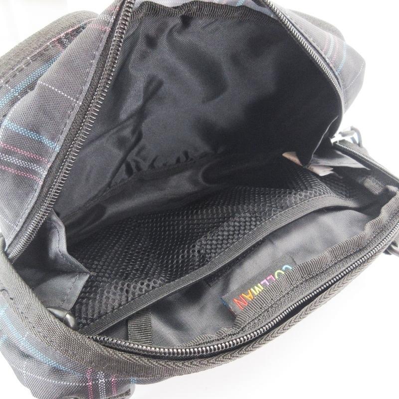 Coleman コールマン ウエストバッグ チェック柄 ショルダー