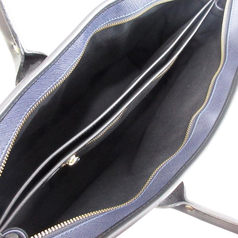 【美品】フェリージ　12／39 ネイビー ビジネスバッグ ナイロン レザー Felisi フェリージ FELISI バッグ メンズ ブリーフケース 12/39