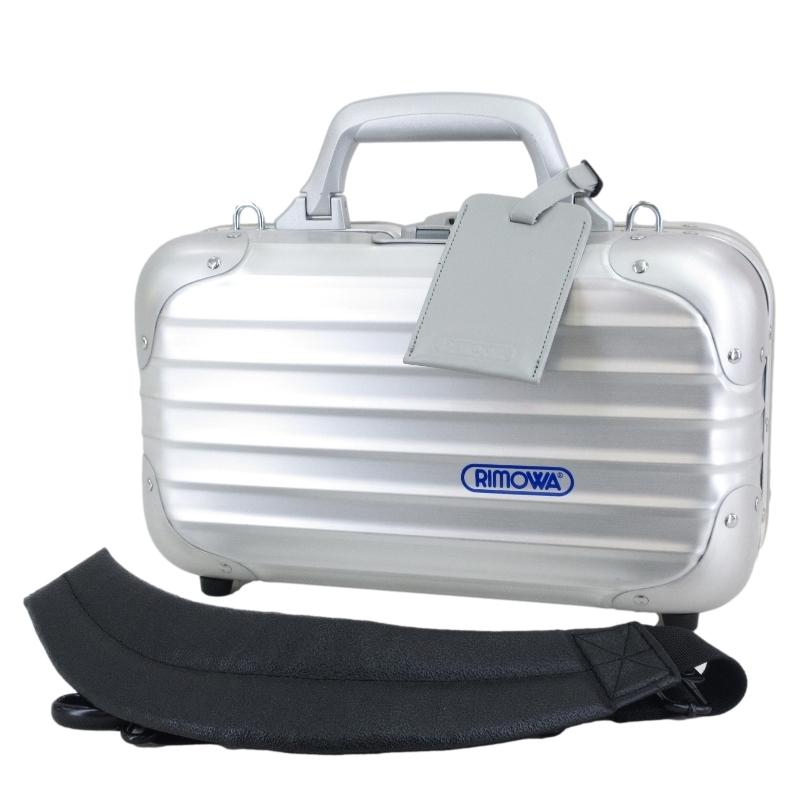 美品 RIMOWA PICCOLO　ショルダーバッグ　アタッシュケース RIMOWA】リモワ ピッコロ アタッシュケース ビューティーバッグ トパーズ
