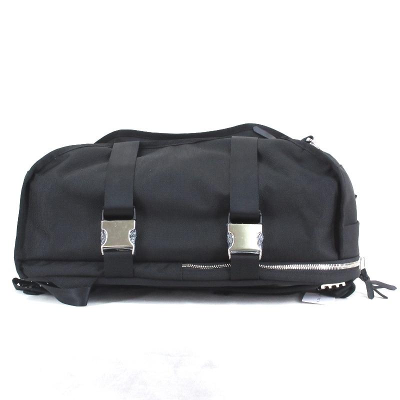 ✨美品✨ LORINZA ロリンザ ダブルストラップ リュック オールブラック LORINZA（ロリンザ）の「【LORINZA】DOUBLE STRAP BACKPACK BLK