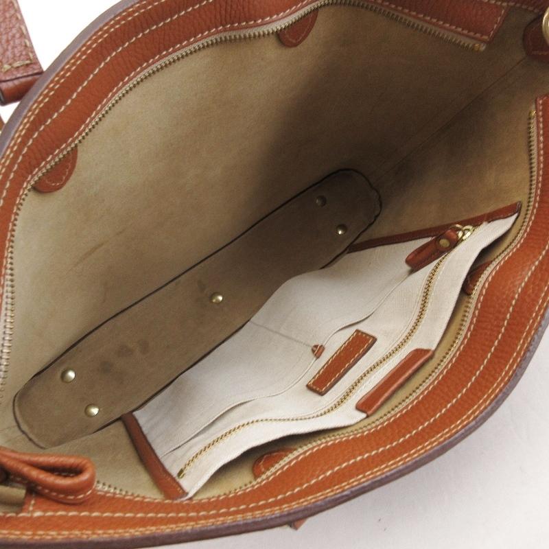 Daniel&Bob ダニエル&ボブ パネルイントート中古レッドアルチェレザー Daniel & Bob Daniel&Bob ダニエルアンドボブ トートバッグ