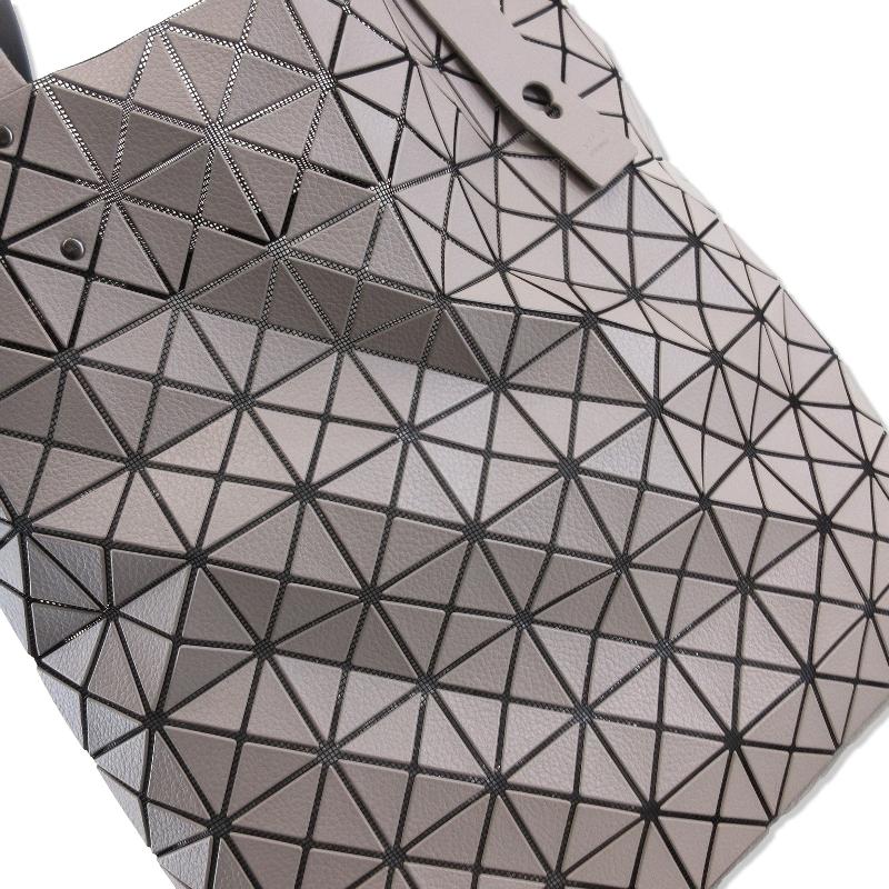 baobao issey miyakeトートバックgray 大容量☆BAO BAO ISSEY MIYAKE☆BLOCKY トートバッグ (BAOBAO