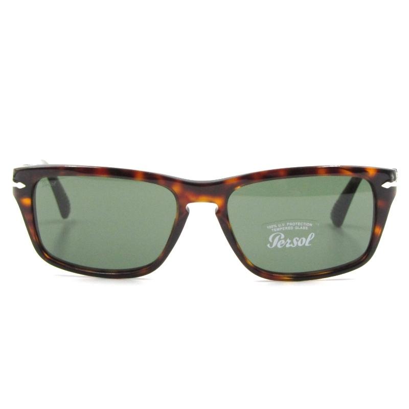 ま*ち様 persol ペルソール サングラス 3074-S Persol ペルソール サングラス 3074-S 24/31 スクエア Film Noir