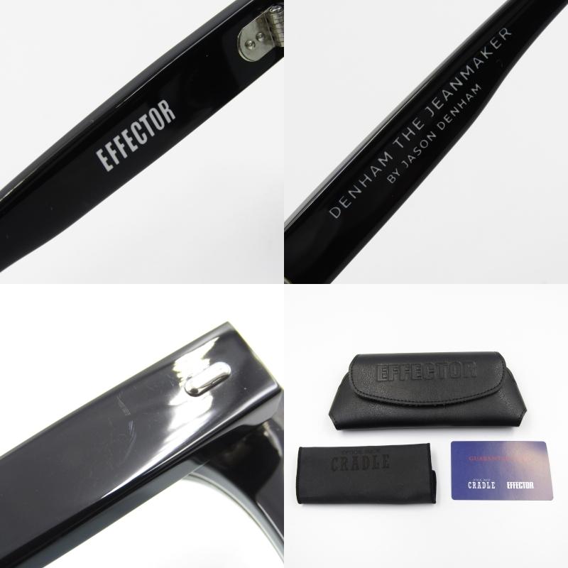 EFFECTOR 美品 エフェクター サングラス DENHAM1 デンハム1 コラボ  