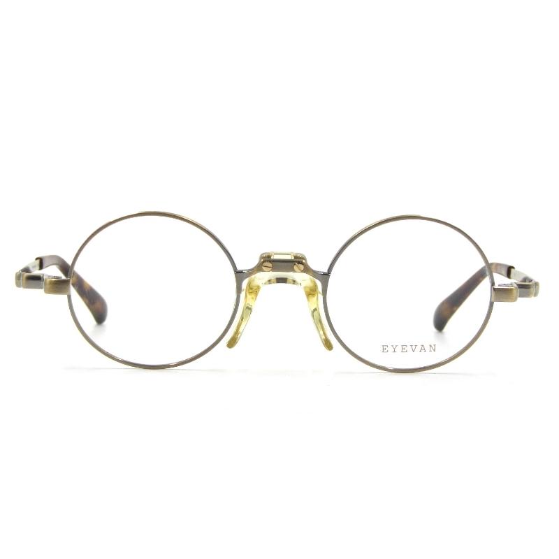 美品 EYEVAN アイヴァン アイバン メガネフレーム OFF-17T ラウンド