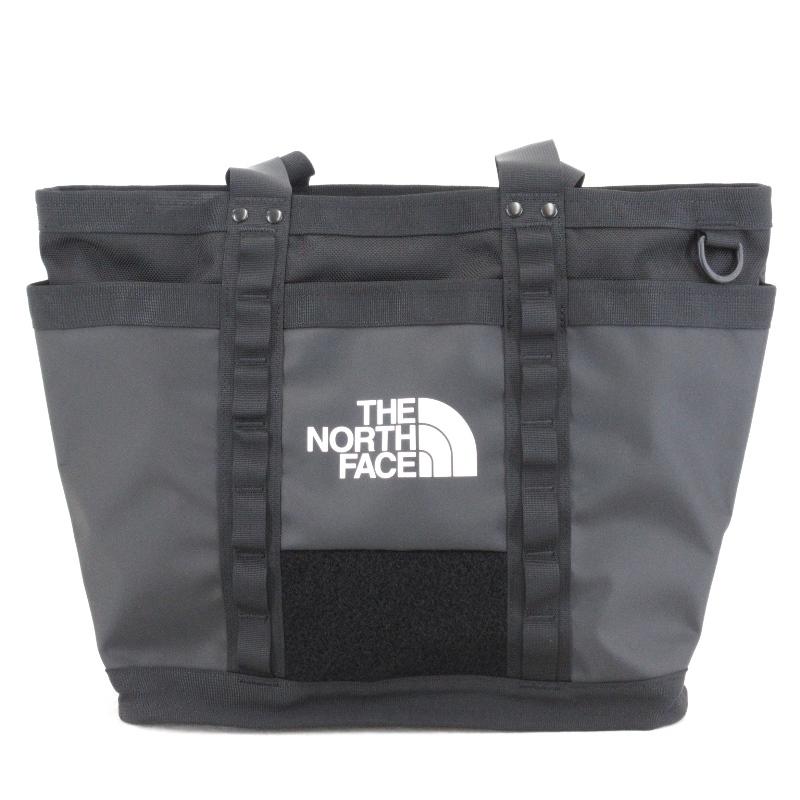 良品 THE NORTH FACE ノースフェイス エクスプローラーユーティリティートート NM82050R トートバッグ ブラック 黒  65003313