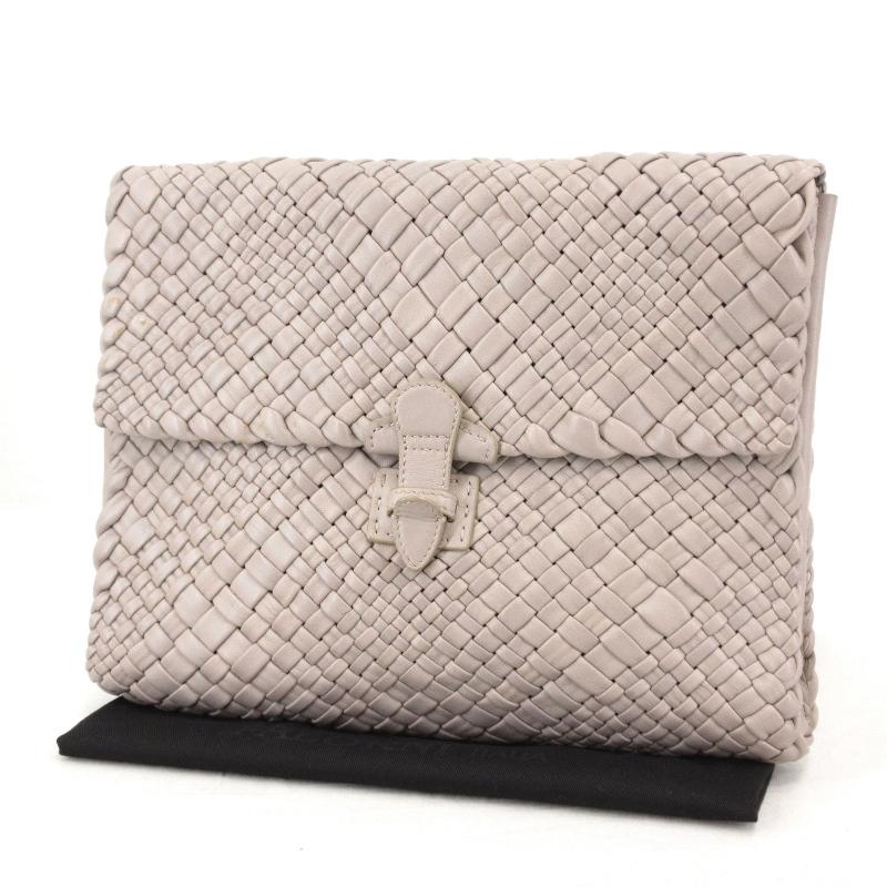 ファロルニFALORNI (クラッチバッグ) FALORNI ファロルニ イントレチャート ラムレザー クラッチバッグ883