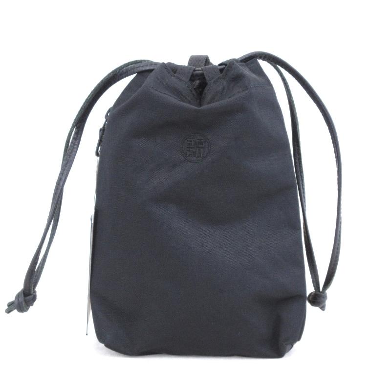 yorozu ヨロズ 巾着バッグ レザーバッグ YOROZU yorozu - レイノ角字巾着 25 / レザー / 巾着 / バッグ