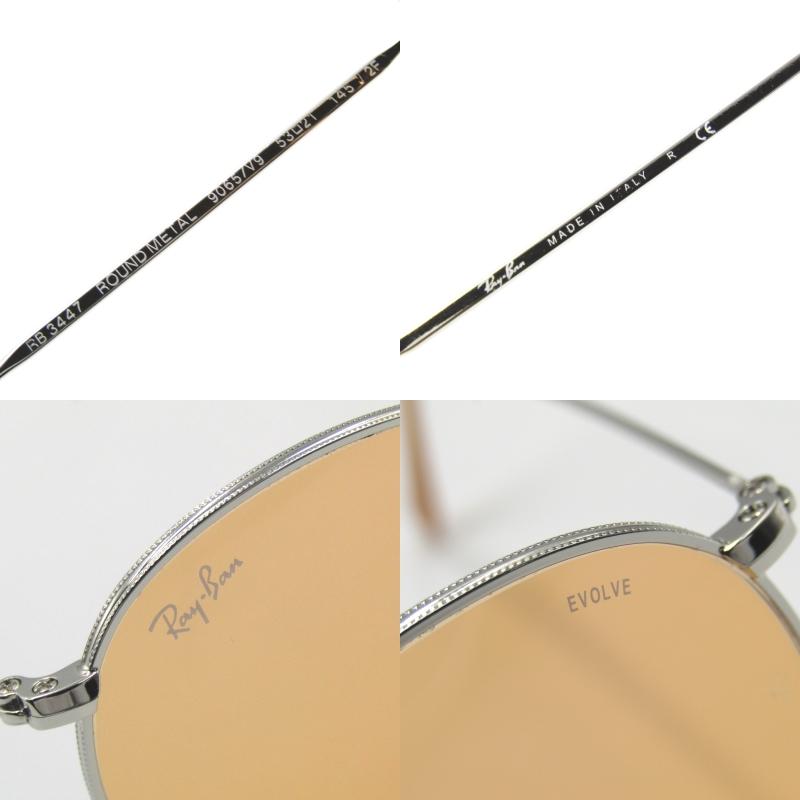 Ray-Ban 美品 レイバン サングラス RB3447 ROUND METAL 9065/V9 Ray-Ban 美品 レイバン サングラス RB3447 ROUND METAL 9065/V9