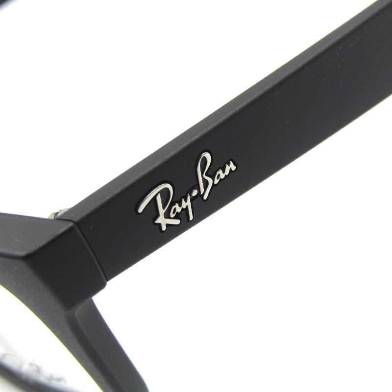 Ray Banブラック スクエアフレーム メガネ Ray-Ban RayBan レイバン メガネフレーム 53□16 ブラック