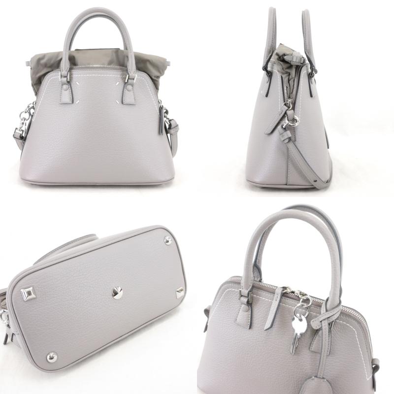 Maison Margiela 5AC レザー 2way ハンドバッグ S56WG0081 P0396 ピンク (187966