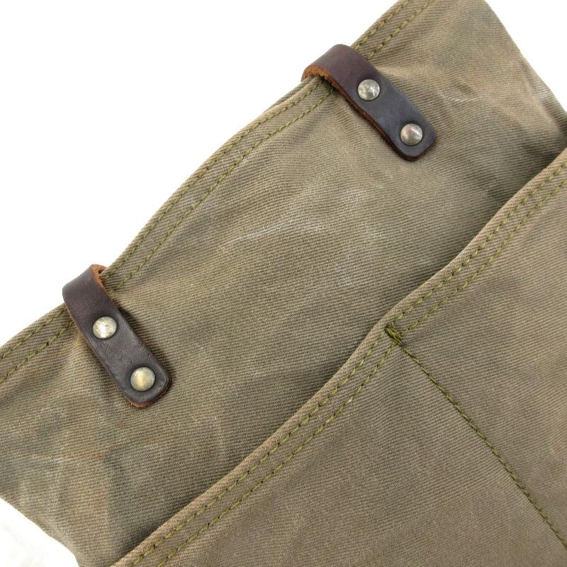MANIFATTURA CECCARELLI Tote Bag 黒xカーキ MANIFATTURA CECCARELLI Tote Bag 黒xカーキ