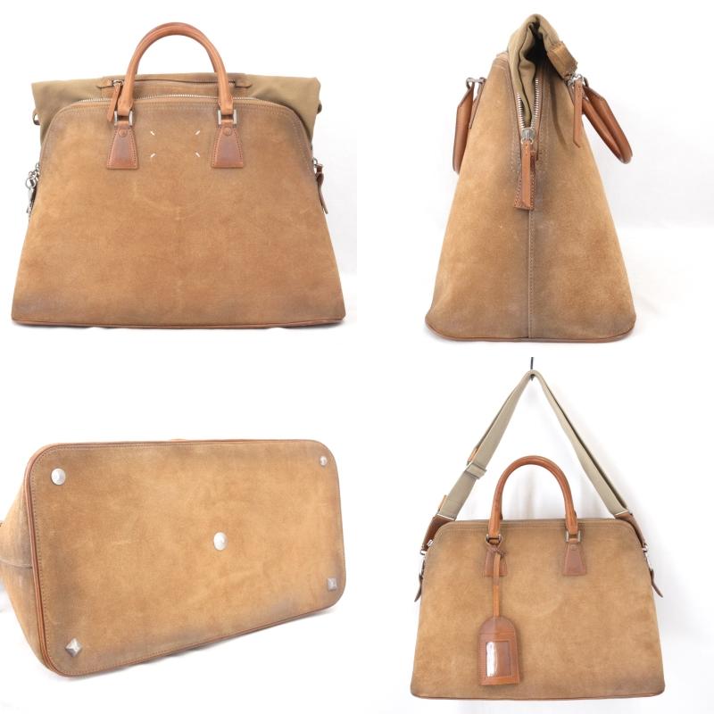 美品 Maison Margiela メゾンマルジエラ 5AC ボストンバッグ