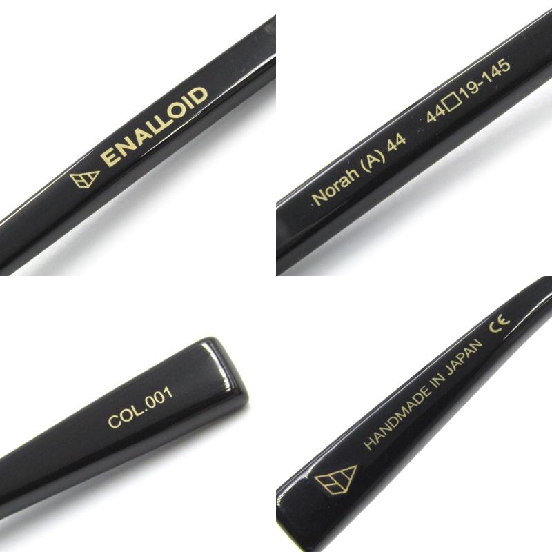 未使用 ENALLOID エナロイド メガネフレーム Norah A 44 ノラ ボストン  