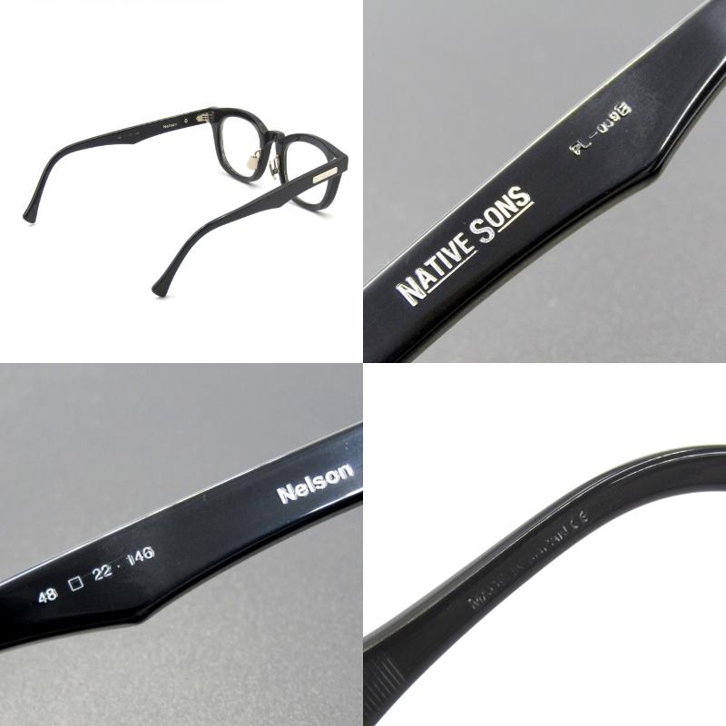 NATIVE SONS/Nelson/48□22-146/メガネ/ウェリントン/プラスチック