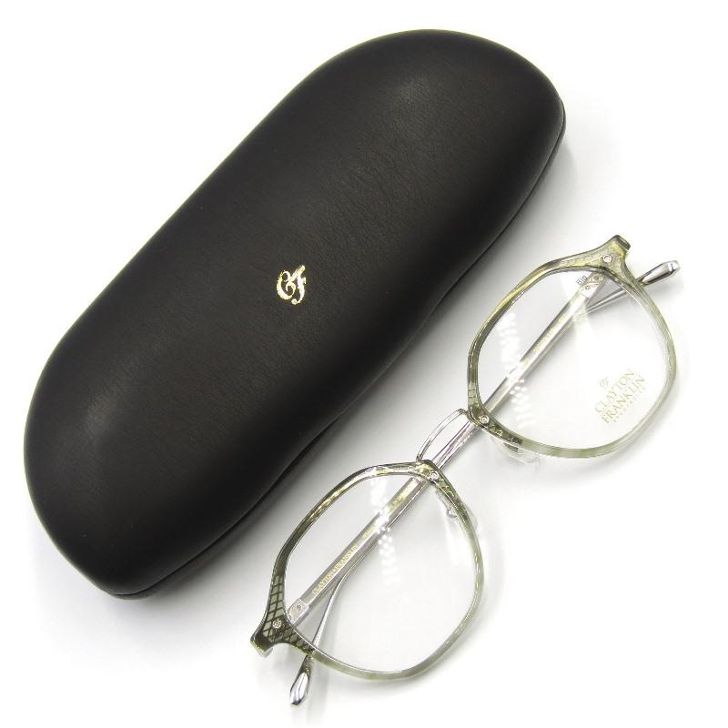 未使用 CLAYTON FRANKLIN クレイトンフランクリン メガネフレーム CF  