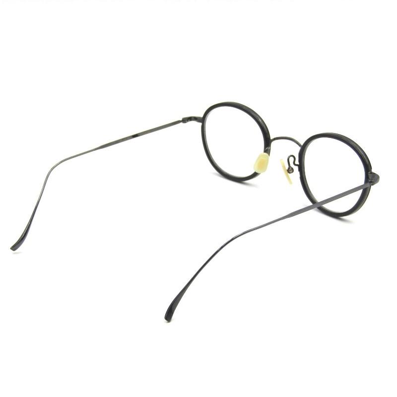 金子眼鏡 KV-86L BKGP ラウンド型メガネ ケース付き 乱視度入り 金子眼鏡 丸型メガネ ケース付き 金子眼鏡 KV-86L BKGP ラウンド