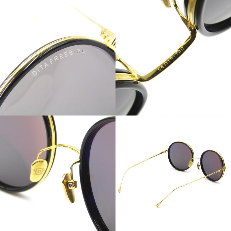 Dita DITA ディータ サングラス FREEBIRD 21012-A-BLK-GLD-54 Dita DITA ディータ サングラス FREEBIRD 21012-A-BLK-GLD-54