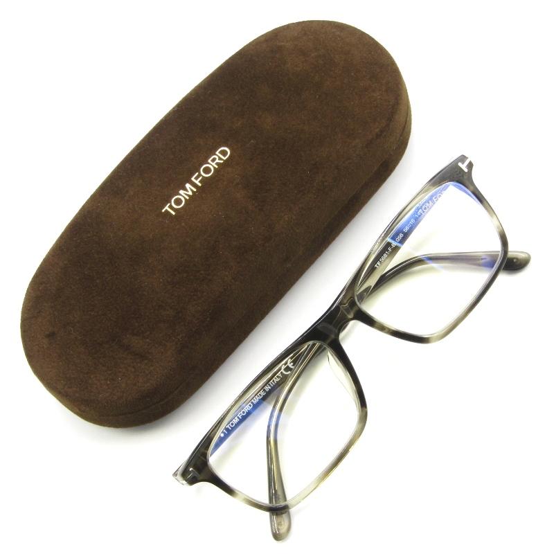 TOM FORD 美品 トムフォード メガネフレーム TF5681-F-B 056 