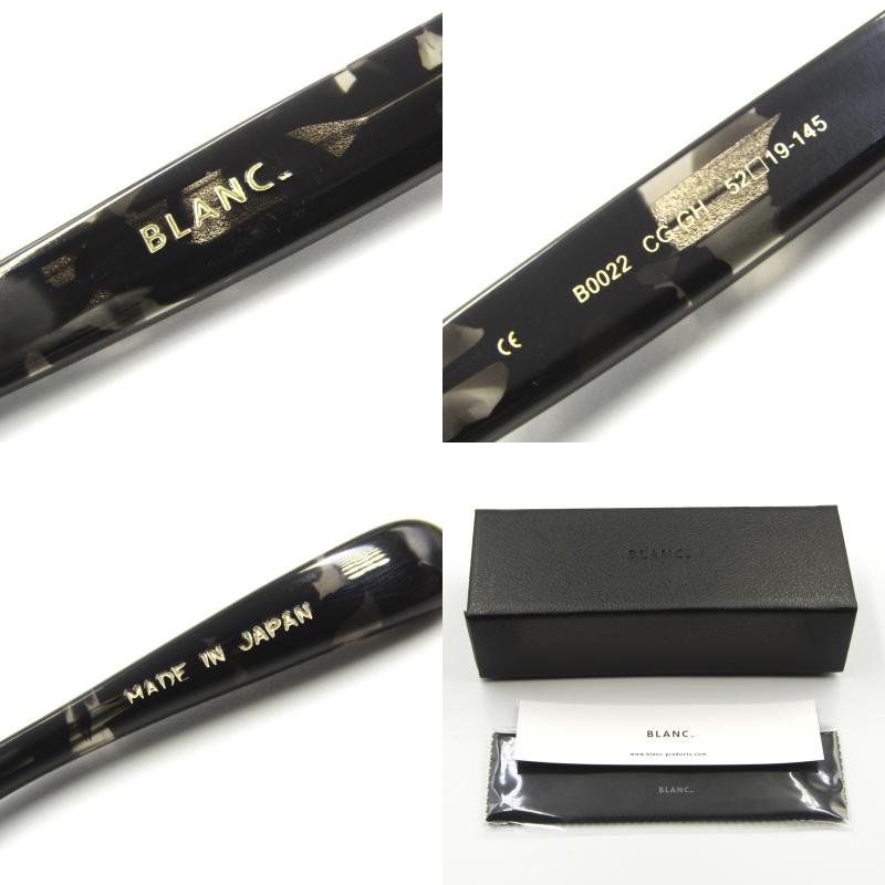 未使用 BLANC.. ブラン サングラス B0022 キャッツアイ 日本製