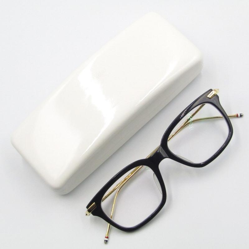 THOM BROWNE トムブラウン メガネフレーム TB-701-D-NVY-GLD-49  