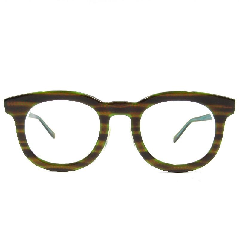 美品 白山眼鏡店 ハクサンメガネ メガネフレーム Punching TITO