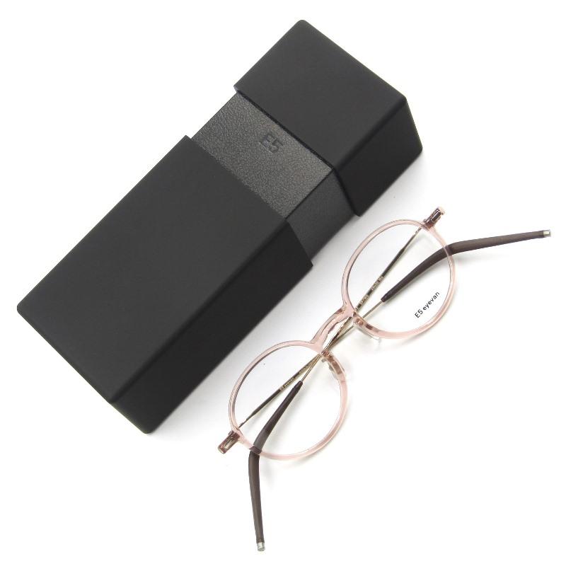 未使用 E5 eyevan イーファイブアイヴァ メガネフレーム p2 ラウンド  