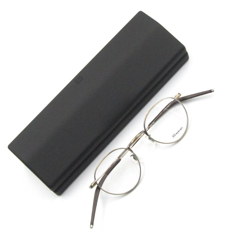 未使用 E5 eyevan イーファイブアイヴァン メガネフレーム m10 45  