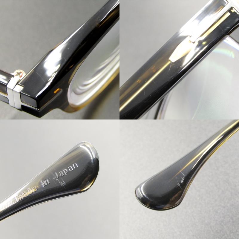 杉本圭 スギモトケイ メガネフレーム KS-35 サーモント 茶系 中古品