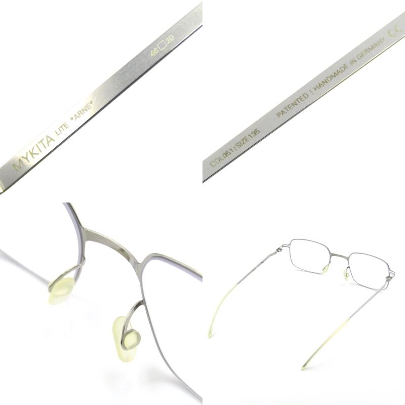未使用 MYKITA マイキータ メガネフレーム ARNE アルネ スクエア  