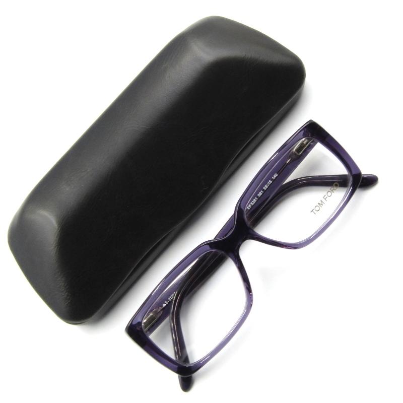 TOM FORD クリアフレーム 四角形メガネ