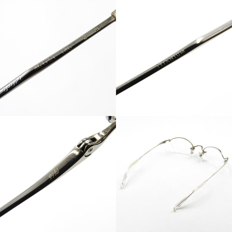 999.9（アイウェア） 美品 999.9 フォーナインズ メガネフレーム O-02T  