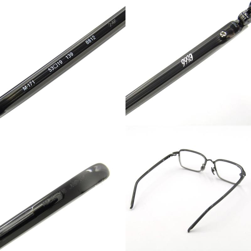 999.9（アイウェア） 美品 999.9 フォーナインズ メガネフレーム M-171  