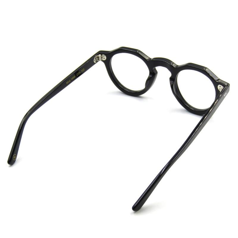 黒縁 伊達メガネ メガネ クラウンパントメガネ レスカ ヴィンテージ 新品未使用 未使用 Lesca LUNETIER レスカ ルネティエ メガネフレーム