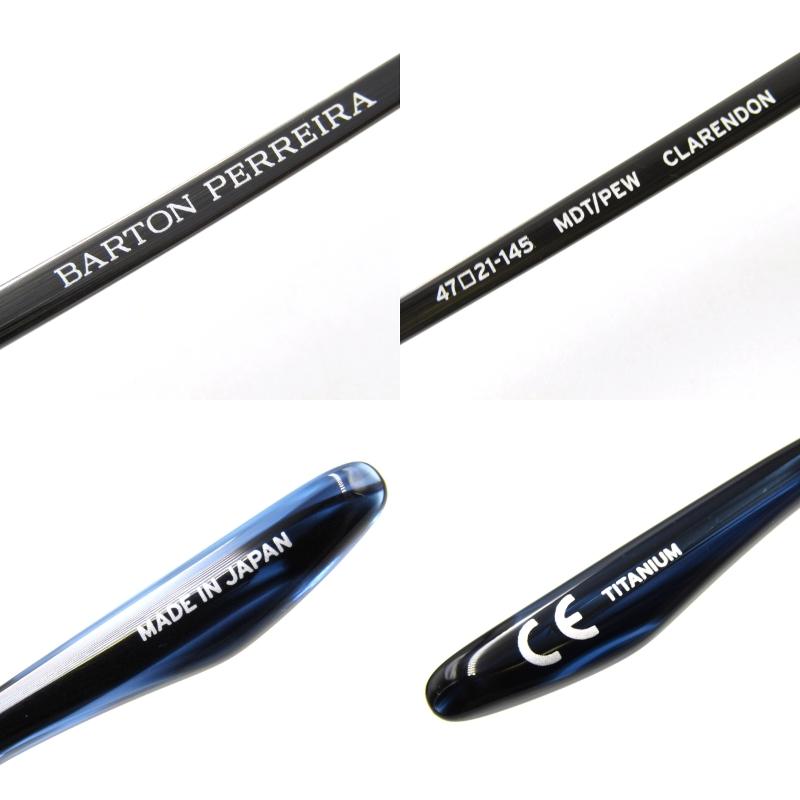 未使用 BARTON PERREIRA バートンペレイラ メガネフレーム