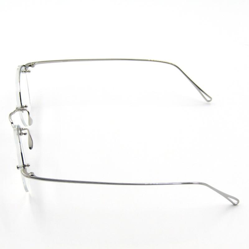 美品 ayame HEX RW メガネ シルバー 日本製