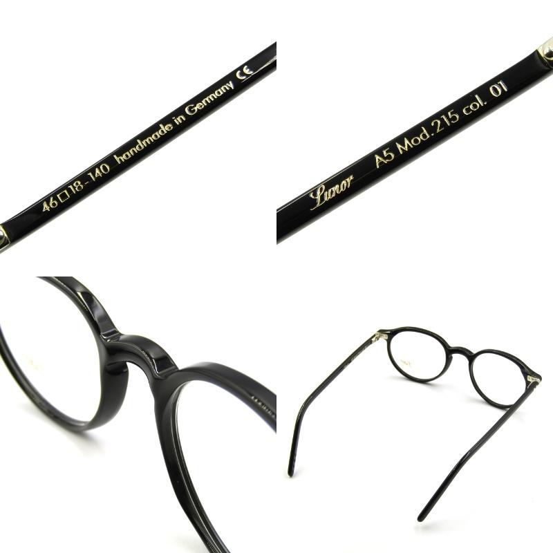未使用 Lunor ルノア メガネフレーム A5 Mod.215 ドイツ製 クラウン
