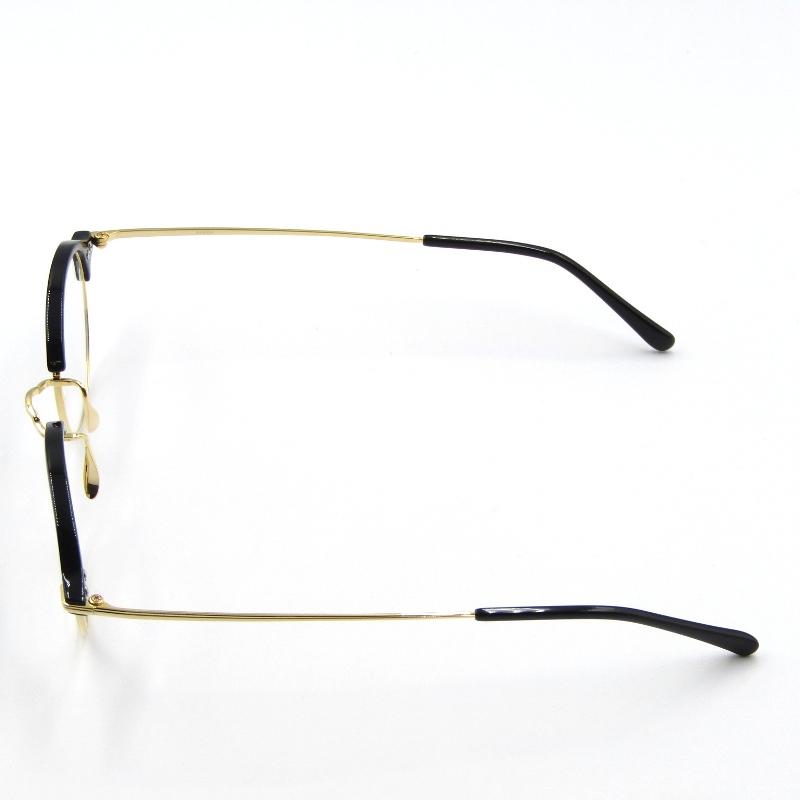 ayame  アヤメ眼鏡　ビーニー　47サイズ　ブラック・ゴールド BEANIE47_optical | アヤメ ビーニー47_メガネ ayame online store