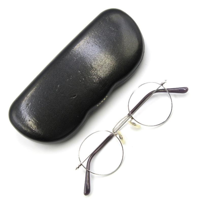 美品 白山眼鏡店 ハクサンメガネ メガネフレーム SPM BOSTON 半掛 日本