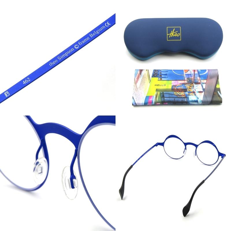 未使用 theo テオ メガネフレーム SIMPSON ベルギー製 シンプソン