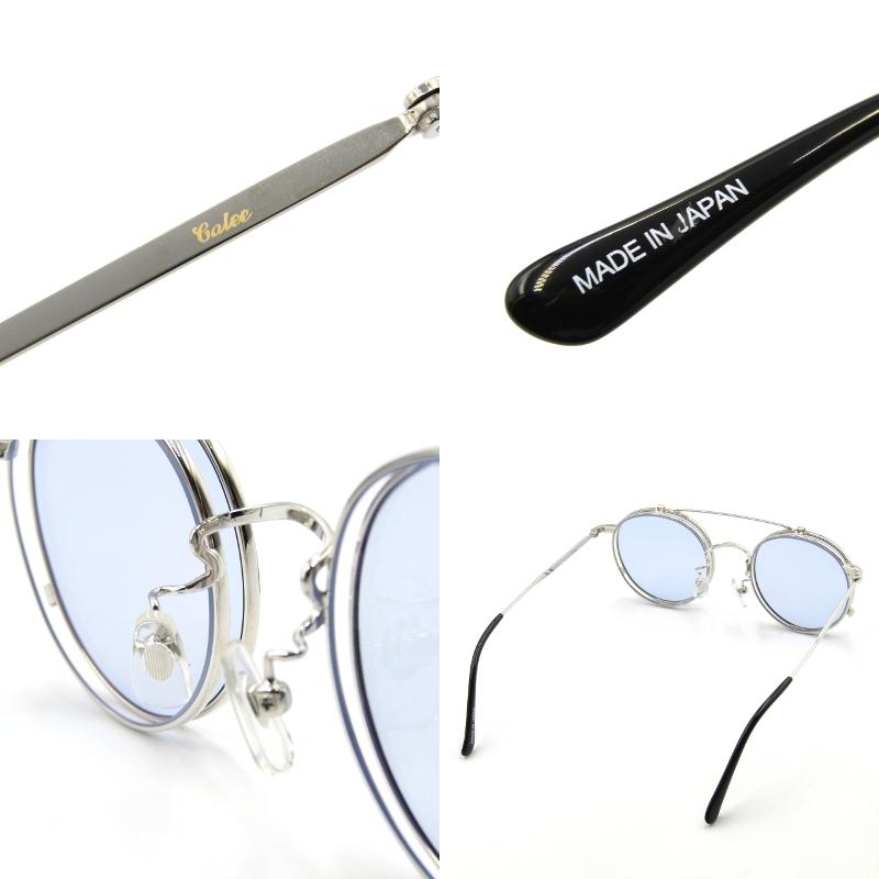 美品 CALEE FLIP UP 跳ね上げ サングラス 2way キャリー CALEE（キャリー） サングラス FLIP UP TYPE CIRCLE METAL GLASSES
