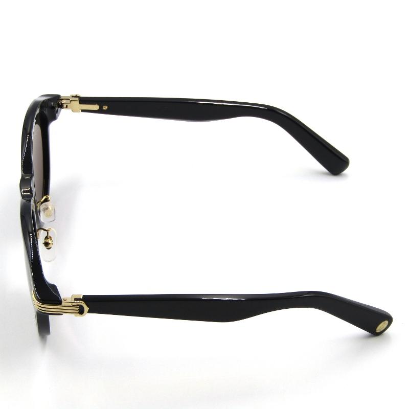 美品 Cartier サングラス 度なし トリニティ フルリム ブラック