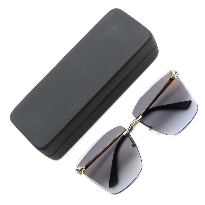 【値下げ】カルティエサングラス 未使用 Cartier カルティエ サングラス CT0397S イタリア製 リムレス