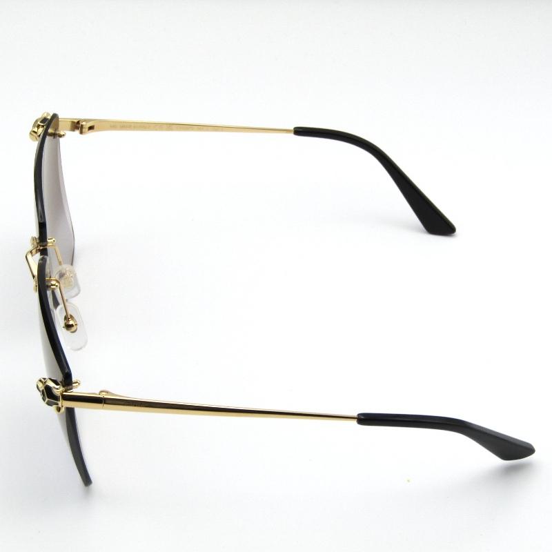 未使用 Cartier カルティエ サングラス CT0397S イタリア製 リムレス