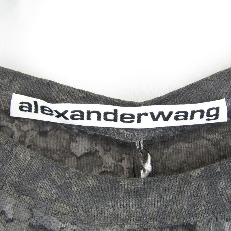 未使用 alexander wang アレキサンダーワン エンボスロゴ スプラッター