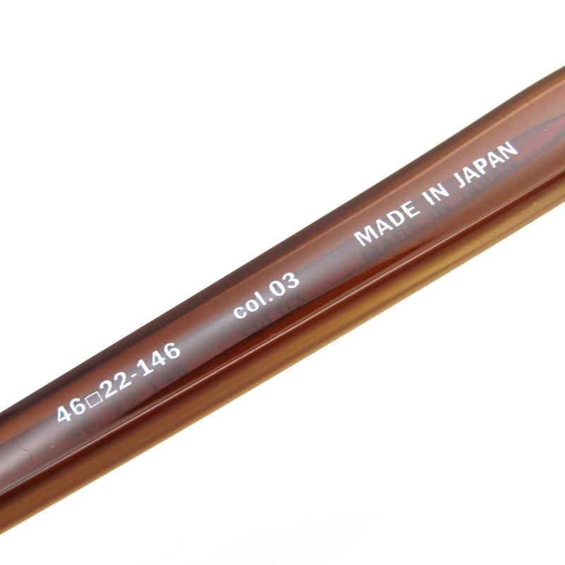 未使用 BOSTON CLUB ボストンクラブ メガネフレーム RAMI 日本製 ラミ ボストン 03 Brown Sasa 65008657 ...