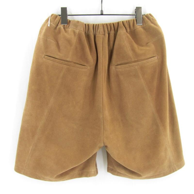 未使用 ANCELLM アンセルム スエードショーツ ANC-PT73 SUEDE TUCK