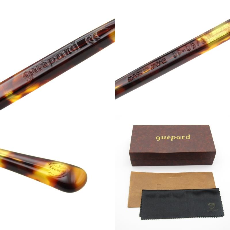 未使用 guepard ギュパール サングラス gp-09 日本製 ボストン パント  