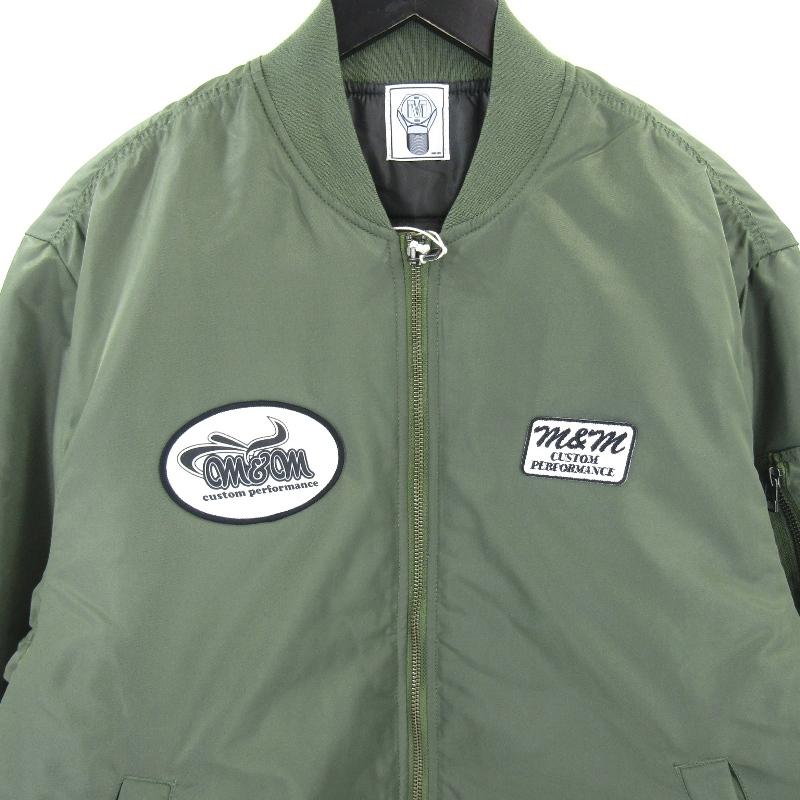 未使用 M&M CUSTOM PERFORMANCE エムアンドエム MA-1 JACKET 24-MJ-007